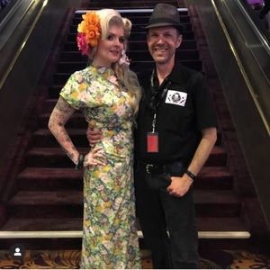 Hawaiian Inspired Pinup Dress